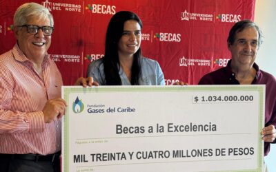 Fundación Gases del Caribe entrega 9 becas completas de Uninorte para transformar vidas a través de la educación